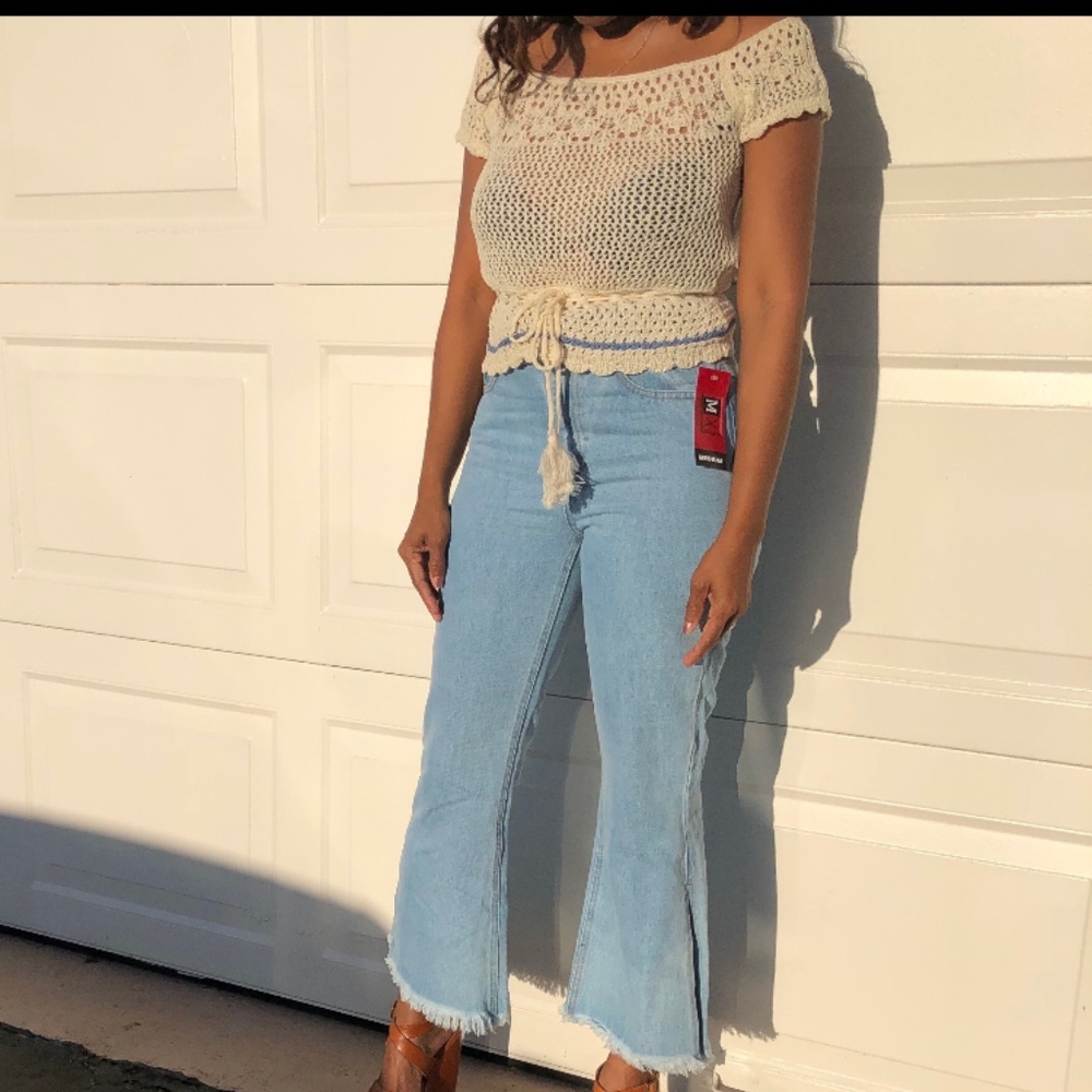 Coachella inspired top and jeans